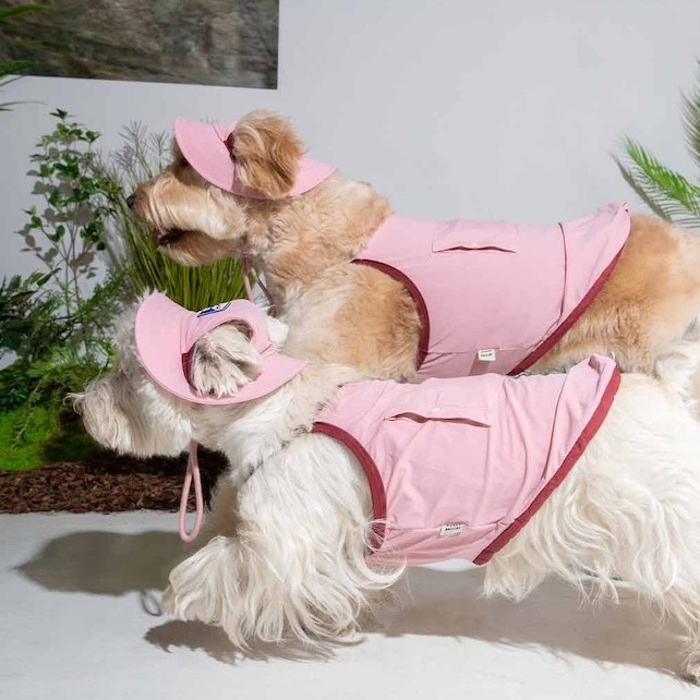 Puppy Gallery🇰🇷 涼感漁夫帽 暗粉