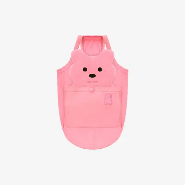 Puppy Gallery🇰🇷 貝爾熊涼感背心 亮粉