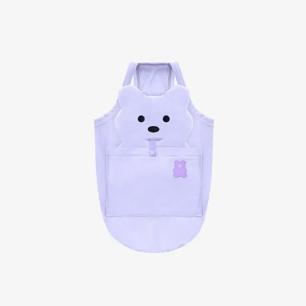 Puppy Gallery🇰🇷 貝爾熊涼感背心 淡紫